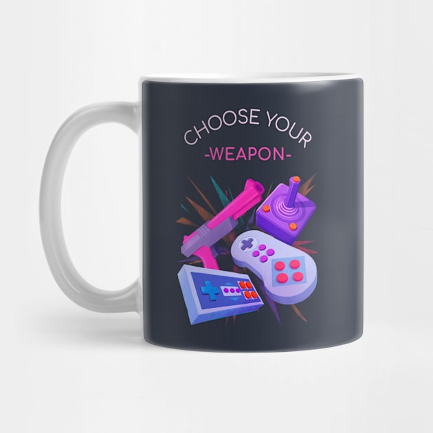 Gamer Choose Your Weapon by i2studio